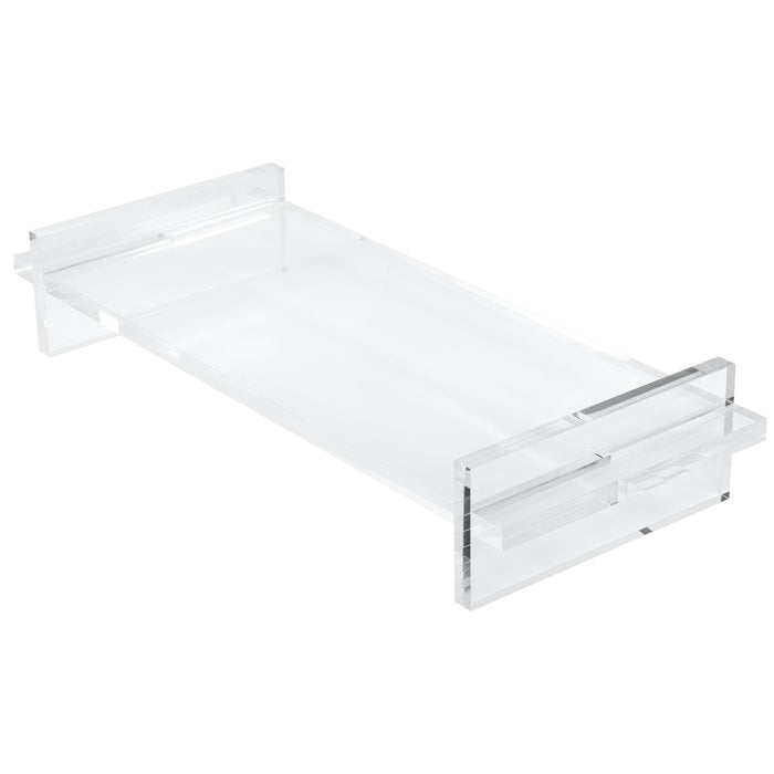 Premium Acrylic Monitor Stand/Monitor Riser - Computer, Laptop, TV Stand for Home or Office