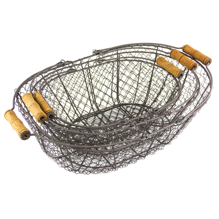 Small Wire Storage Basket Set Of 6