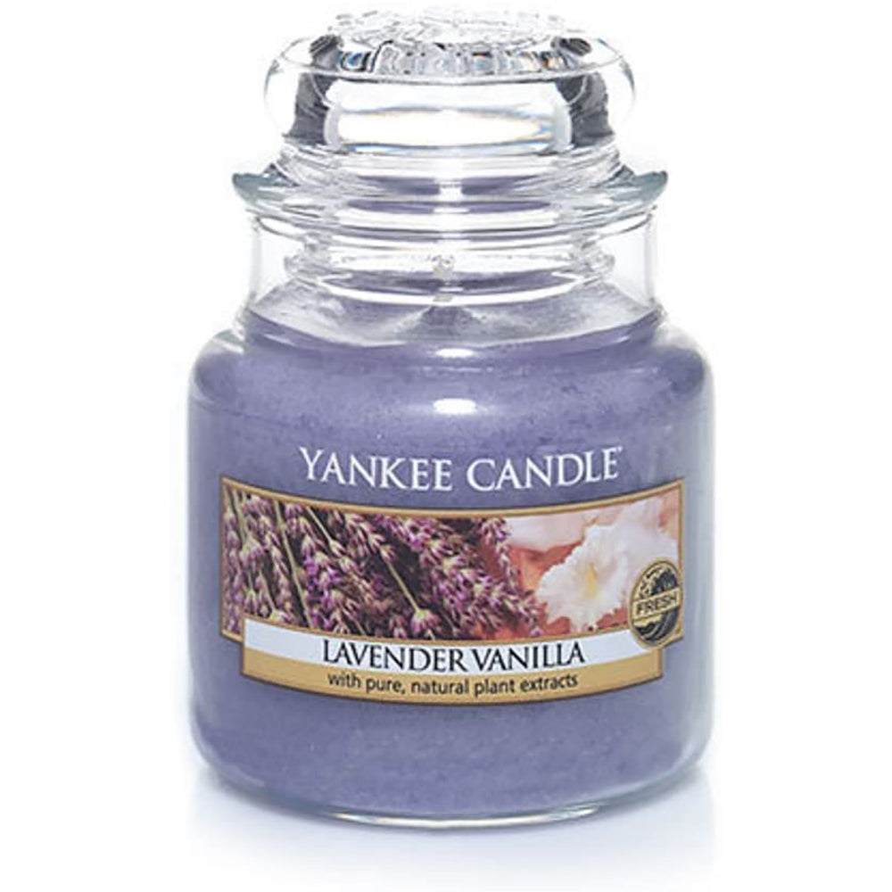 Yankee Candle Lavender Vanilla Large Jar Candle, Fresh Scent