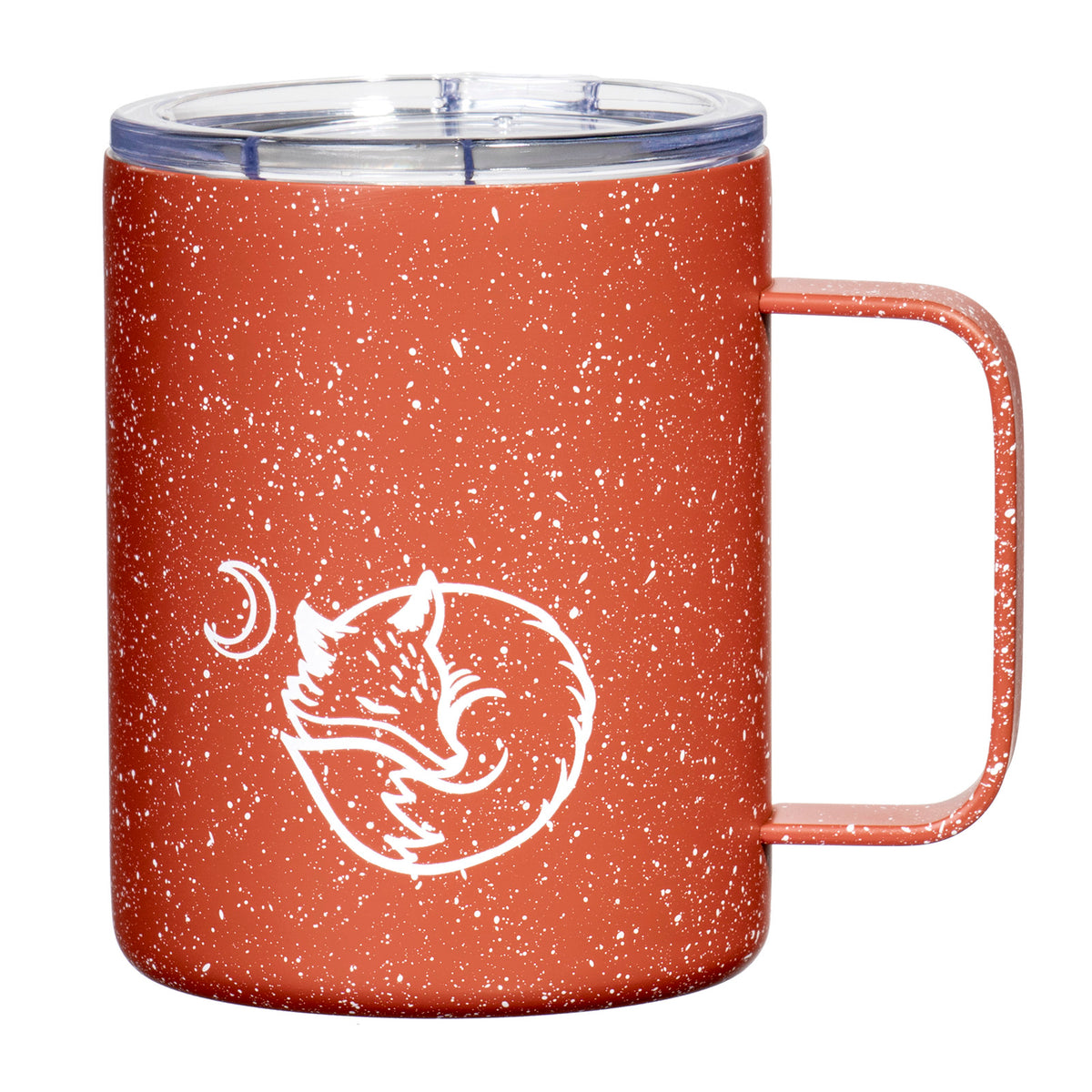 Red Fox To Go Mug  Spill Proof Stainless Steel Coffee Mug