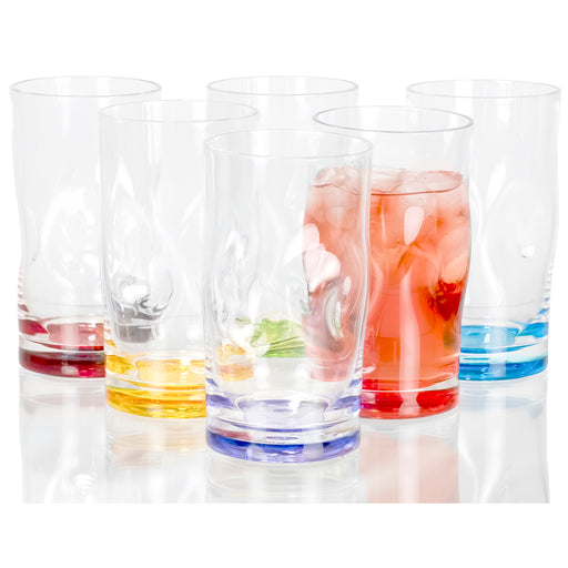 Belluno Classic Clear Glasses for Water, Juice, Liquor — Red Co. Goods