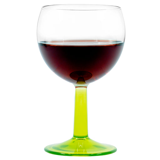 Unique Handcrafted Goblet Wine Glasses with Multicolored Twisted Stems —  Red Co. Goods