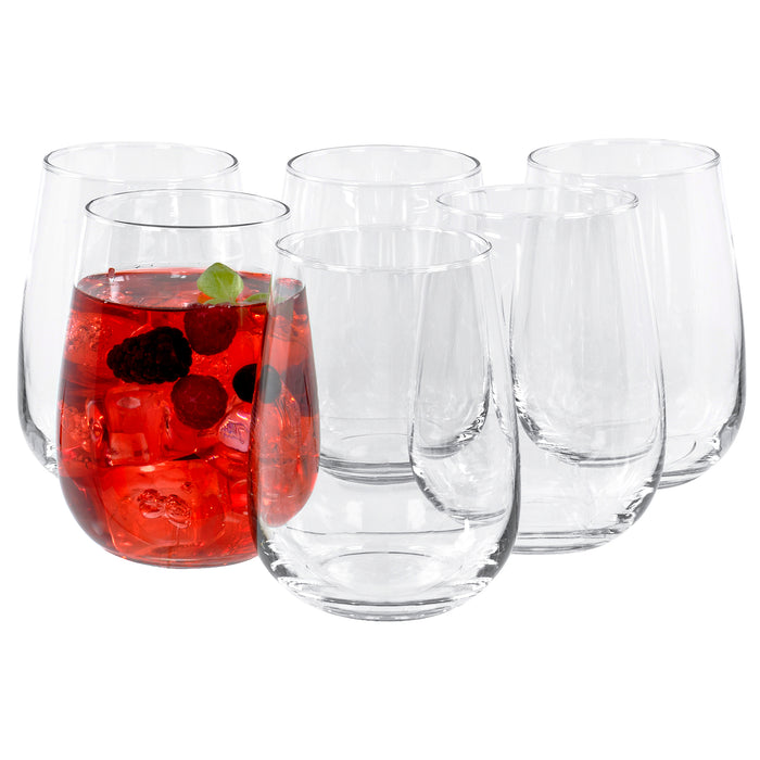 Gala 35 Wine, 13 oz. Crystal Red Wine Glass, Set of 6 