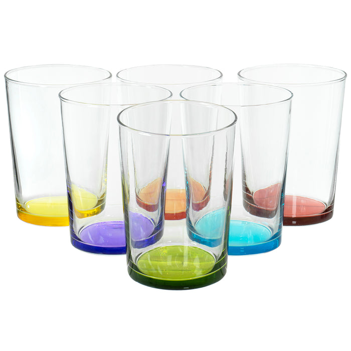 Clear Drinking Glasses Cups for Kitchen & Dinnerware Glass Cups for  Cocktails, Water, Juice, Glasses for