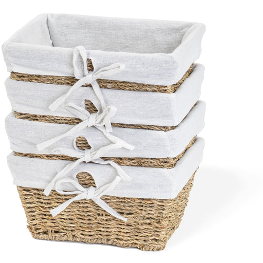 Natural Lined Makati Storage Baskets