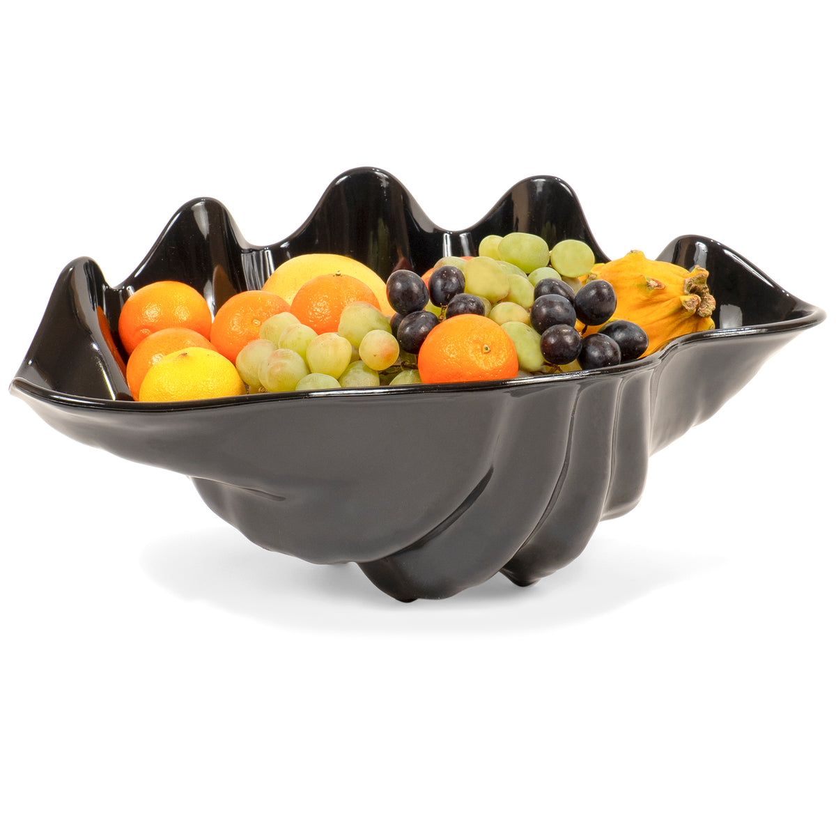 5 Quart Black Shell Ceramic Bowl