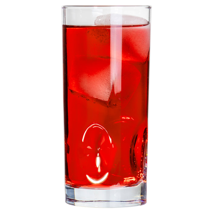 Red Co. Large 16 oz Multicolored Drinking Glass Set of 6 — Red Co. Goods