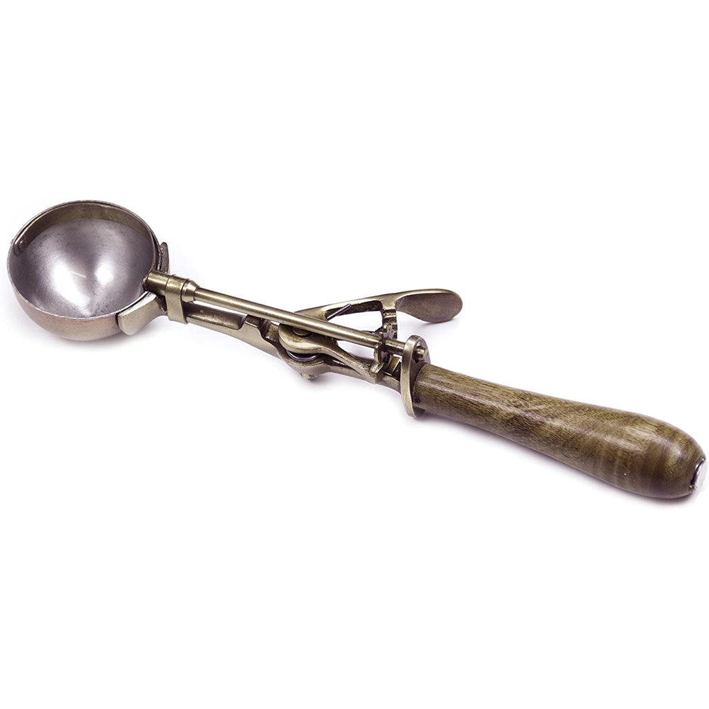 Vintage Metal Ice Cream Scoop Press Release Lever Button